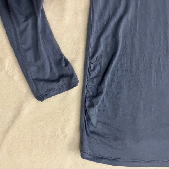 2/$30 Thyme Maternity Long Sleeve Mock-Neck T-Shirt, Large - Picture 4 of 8